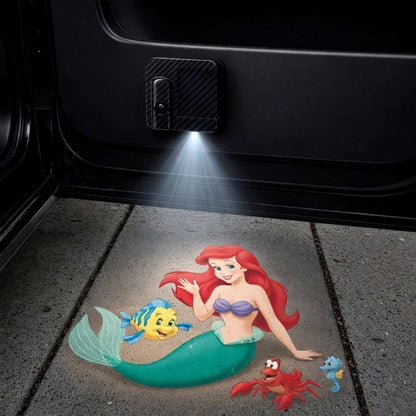 Ariel car door projector