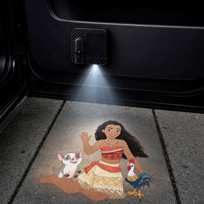 Moana car door projector
