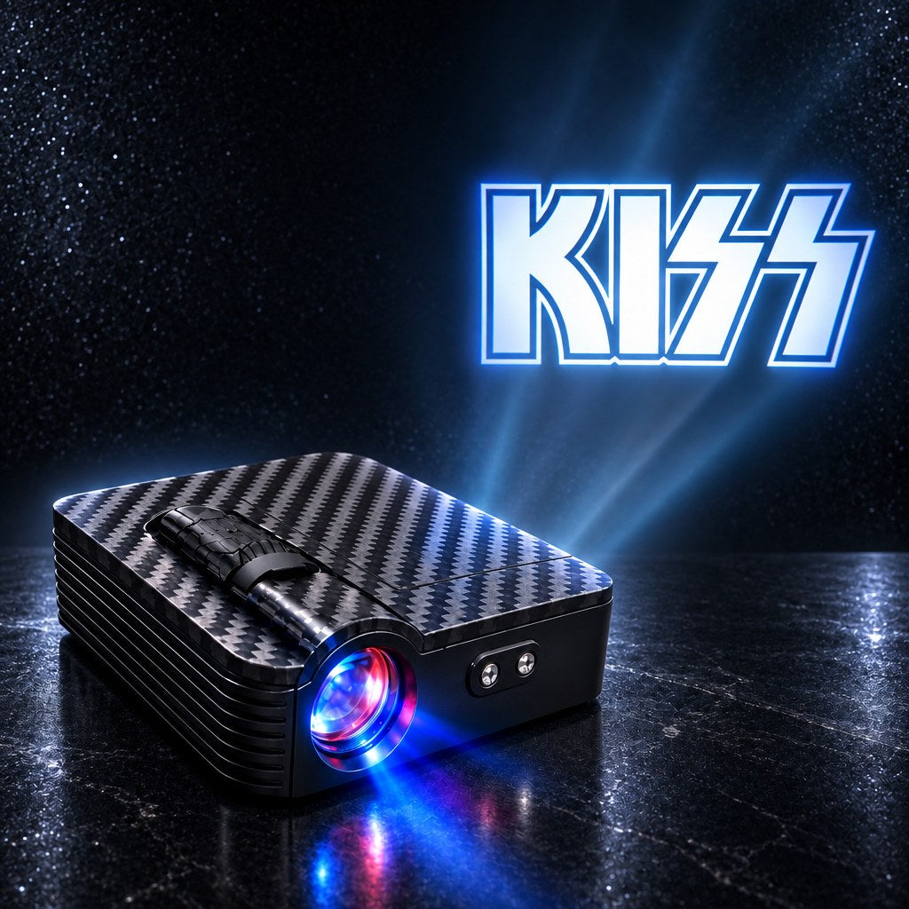RockFlare car door projector — Kiss