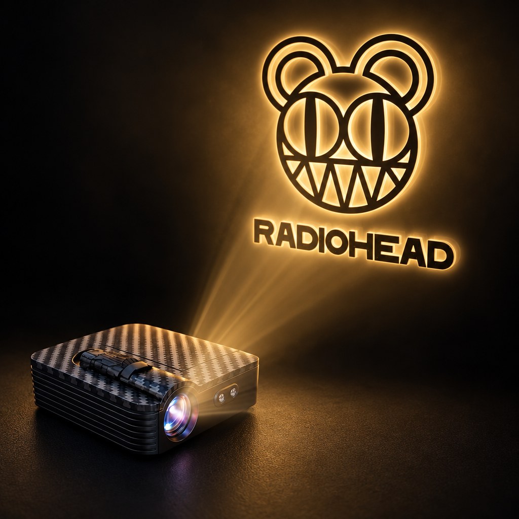 RockFlare car door projector — Radiohead